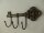 Wandhaken "Schlüssel" Gusseisen, 23 cm, braun